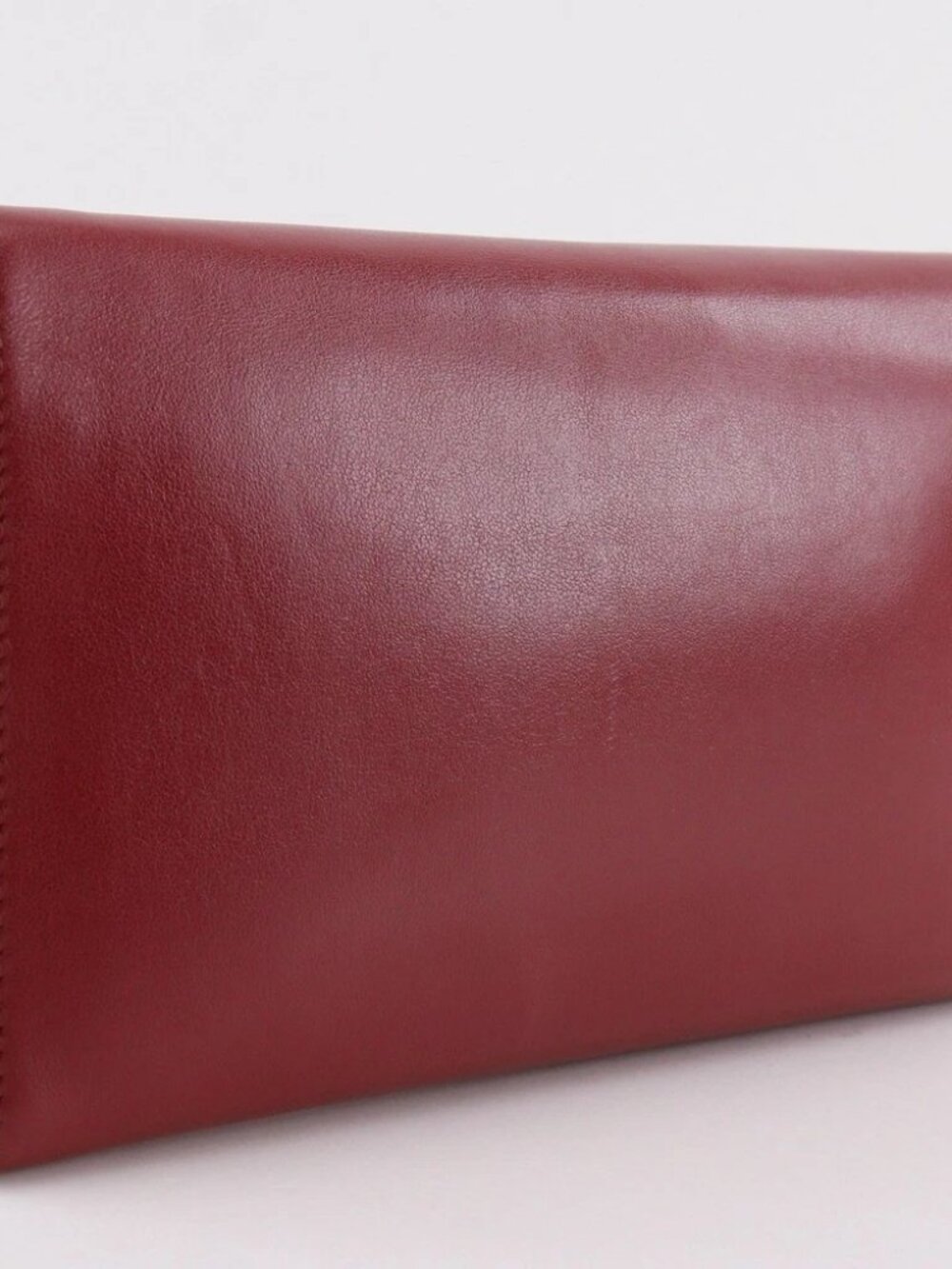 BURBERRY Shoulder wallet Shoulder Bag 2WAY Red Cowhide Women - Picture 3 of 12